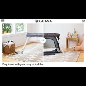 Guava Lotus Bassinet/Crib convertible pack & play